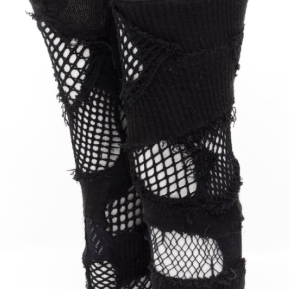 BNWT JUNYA WATANABE OS Runway Deconstructed Patchwork Tights HTF - Picture 5 of 12